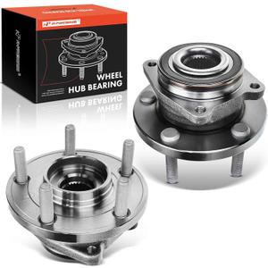 A-Premium 2 x Front Wheel Bearing and Hub Assembly with 5-Lug Compatible with Chrysler 200 2011-2014, Sebring 2007-2010, Dodge Avenger 2008-2014, Caliber 2009, AWD or FWD