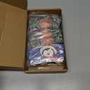 Faccito 48 Pieces Christmas Coffee Cup Sleeves Bulk for 12 oz, 16 oz Christmas Disposable Corrugated Paper Cup Sleeves with Snowman Santa Reindeer Pattern for Tea Hot Chocolate Cocoa Cold Beverage