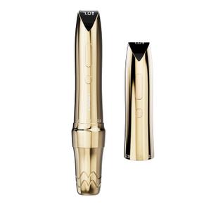Mast P60 Tattoo Gun Machine, Wireless Tattoo Pen, 5 Strokes Length 2.2mm - 3.2mm, 121g/4.2oz, 2 Batteries, Gold Color