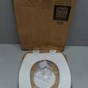 Bemis 1500EC 390 Lift-Off Wood Elongated Toilet Seat, Cotton White (Pack of 1)