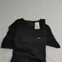 FIGS Leon Scrub Top for Men  3 Pockets, Tailored Fit, Modern V-Neck, 4-Way Stretch, Moisture-Wicking (XX-Large, Black)