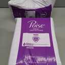 Poise Incontinence & Postpartum Pads for Bladder Leaks, 5 Drop Maximum Absorbency, Regular Length, 96 Count 