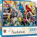 MasterPieces 1000 Piece Jigsaw Puzzle for Adults, Family, Or Youth - Backyard Birds - 19.25"x26.75"