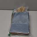 qiqee 24Pcs Small Gift Paper Bag with Handles Bulk - 8.3"x6"x3. 15" Rainbow Party Bags - Mulit Color