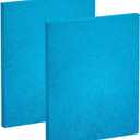 20x30x1 Reusable Air Filter Cut To Compatible with Furnace & Air Conditioner Washable Reusable High Air Flow Polyester Fiber Filter Media, 2 Pack (20" x 30" x 0.7" actual)