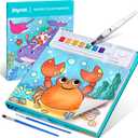JoyCat Paint with Water Coloring Books for Toddlers, Watercolor Painting Sets for Kids Ages 3-5 4-8, Arts and Crafts Drawing Activities Toy Birthday Gifts for Boys Girls (Sea Animals)