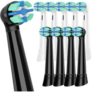 Replacement Heads Compatible with, Replacement Brush Heads Compatible with Series Electric Toothbrush, 10 Pack