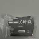 LC401XL Black Ink Cartridges Compatible for Brother LC401 LC401XL High Yield Work with Brother MFC-J1012DW MFC-J1170DW MFC-J1010DW Printer (1 Black)