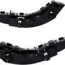X AUTOHAUX 1 Pair Left Right Side Front Bumper Brackets Support for Honda Civic 4 Door 2006-2011 71198SNAA02 71193SNAA02 Bumper Retainer Brackets Hold Mount