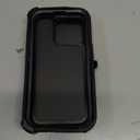 I-HONVA for iPhone 15 Pro Case with Belt-Clip Holster Shockproof Dust/Drop Proof 3-Layer Full Body Protection Rugged Heavy Duty Cover Case for Apple iPhone 15 Pro 6.1" 2023,Black