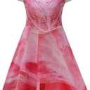 Toddler Girls Glinda Dress Costume Short Sleeve Sundress, 110