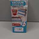 Vacuum Storage Bags, 10 Jumbo Space Saver Bags with Pump, Space Bags, Vacuum Sealer Bags for Clothes, Comforters, Blankets, Bedding