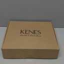 KENES Black Bathroom Faucets for Sink 3 Hole, Matte Black 8 Inch 2 Handle Widespread Bathroom Faucet, Bathroom Vanity Faucet with Pop Up Drain & Supply Lines, LJ-9075-2