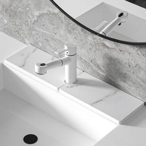 Kitchen Sink Faucet Mat, Diatomaceous Earth Quick Dry Sink Splashback Drying Mat, Kitchen Faucet Super Absorbent Mat, Quick-Drying Water Absorbing Stone Tray (Marble, 23.6" x 3.9")
