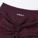 AUROLA Influence Workout Shorts for Women,2.5 3.5 4.5 5.5 6.5 No Roll Up Squat Proof Scrunch Seamless Compression Gym Short (Purple, M)