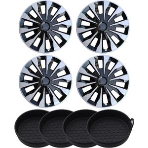 Hubcap Wheel Cover Universal-Fit R16 Steel Wheel with Cup Coaster Kit