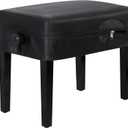 Explore Land Piano Bench Cover with Zipper -Waterproof and Thicken Leatherette Slipcover Fit Piano Stool Artist Seat Cover - 31" Lx 15" Wx 8" H