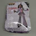Spooktacular Creations Halloween Clown Costume for Girls, Jester Clown Costume for Kids, Halloween Role Play & Dress Up (Large(9-10 yrs))