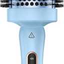 Farery 2.4" Thermal Brush, Large Barrel Heated Round Brush with Triple PTC & 5 Heat Settings (280-420F), Lightweight Dual Voltage for Voluminous Big Curls, Waves & Straightening Long Hair