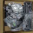 monTEK Full Motion TV Wall Mount for 2365 Inch Flat & Curved TVs and Monitors, Swivel & Tilt Articulating Bracket, Max VESA 400x400mm, Holds up to 77 lbs, Perfect Center Design