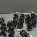 Leeven 14 Inch Pre Looped Ocean Wave Crochet Braids 8 Packs Black Short Curly Crochet Hair Boho Ocean Braids Pre Twisted Synthetic Deep Wavy Crochet Hair for Women (#1B)