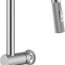 KRAUS Urbix Industrial Pull-Down Single Handle Kitchen Faucet in Spot-Free Stainless Steel, KPF-3126SFS