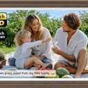 NexFoto Large Digital Picture Frame 24 Inch Touchscreen, WiFi Electronic Photo Frame 64GB, Add Pics from Google Photos, Upload Photo/Video via App/USB, Gifts for Christmas/Mom/Grandparents, Walnut