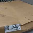 window air conditioner side panel and frame set, white