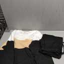 Magritta Lounge Sets for Womens 2 Piece Outfits Crewneck Long Sleeve Tops Wide Leg Pants Casual Travel Sweatsuit M, Color Block