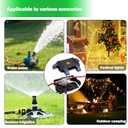 Small Outdoor Electrical Box (inner7.3 * 5.1 * 1.6) with Clear Waterproof Shield,Waterproof Extension Cord Cover,Weatherproof Connection Box with 4 Cable Entry for Plug,Connector (1PCS,Black)