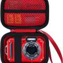 Hard Case Replacement for KODAK PIXPRO WPZ2 Rugged Waterproof Shockproof Dustproof Digital Camera (Black + Red Case)