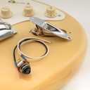 Musiclily Pro Pre-wired Mono Output Jack Socket 1/4 inch 6.35mm for Electric Guitar Bass, Black