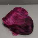 Long Purple Ombre Curly Wig for Women Colorful Wig Cosplay Costume Wig Long Natural Loose Wavy for Halloween Costume Wig