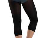 Capezio womens Hold & Stretch Footless Tight (Large, Black)