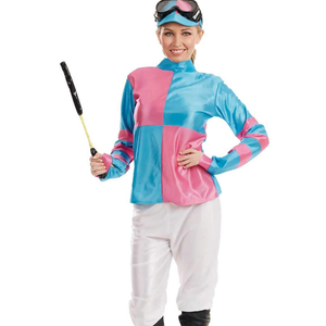 fun shack Womens Jockey Costume, Horse Jockey Outfit, Equestrian Halloween Costume for Women, Racing Attire Small