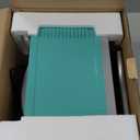 GreenLife Countertop Toaster Oven Air Fryer Stainless Steel, Healthy Ceramic Nonstick, PFAS Free, Tray & Basket, Bake, Broil, Reheat, Adjustable Temp & Time Control, Auto Shutoff, Turquoise