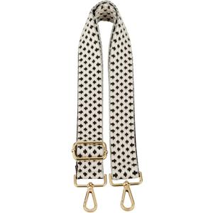 ZANQANO Purse Strap Replacement Crossbody Bag Women Wide Adjustable Jacquard Woven Handbag Straps (Dot Coffee)