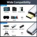 Green Jiss USB-C Extension Cable 3.3ft, 20Gbps/4K@60Hz Video, Heavy Duty USB3.2 Gen2 Extender Male to Female Full Function Ultra-High Speed Transfer USB Type-C Extender 240W Fast Charging Cable