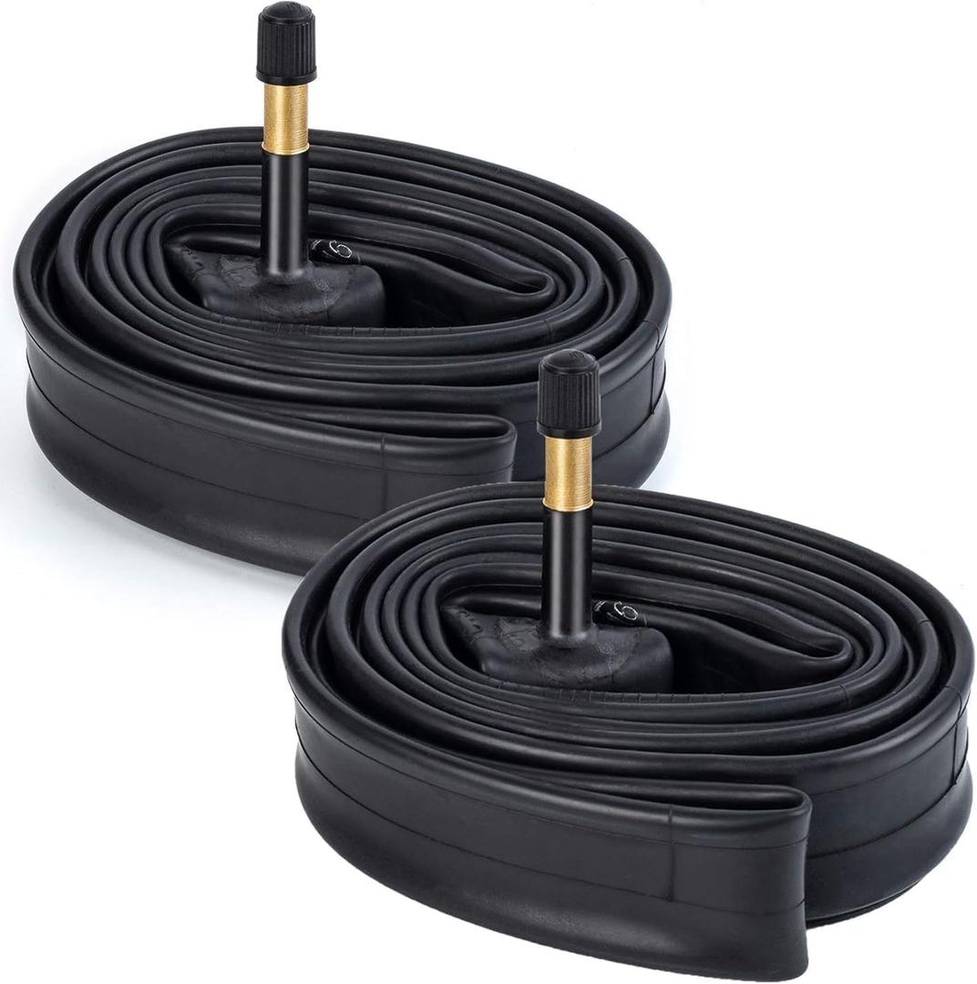 2 PCS 28"/29" Bike Tubes 28/29x2.125/2.40 (57/64-622) Bicycle Inner Tubes Compatible with 28/29 x 2.125/2.2/2.25/2.3/2.35/2.4 Bike Bicycle Tire Tubes