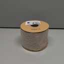 LaRibbons Ivory Velvet Ribbon Wired 4 Inch Embossed Pattern Christmas Ribbon for Christmas Bows, Tree Decorations, Wreaths, Gift Wrapping, Craft Supplies, 10 Yards