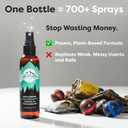 Lumi Outdoors Natural Shoe Deodorizer Spray (700+ Sprays) - Odor Eliminator for Smelly Shoes, Sneakers, Boots, Cleats & Foot Odor - Essential Oil Formula, Lemon Eucalyptus