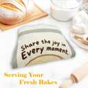 Reusable Linen Bread Bags for Homemade Bread- 2 Pack Cotton Food Storage Bags - 12.6" x 16.5" with Inner Lining - Sourdough Bags, Baking Gifts, & Baking Supplies for Home Bakers - Fresh Keeping