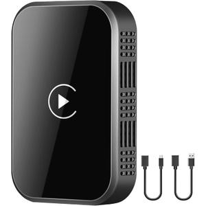 Wireless carplay Adapter, Auto 2025 Upgrade Car Adapter, Plug&Play CarPlay Box Dongle Dongle for iPhone & Android Auto | Supports CarPlay for Cars | Dual System, 5G WiFi, Easy Setup