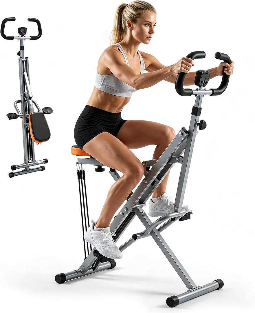 OLIXIS Squat Machine for Home, 330 LBS Capacity Foldable Glute Exercise