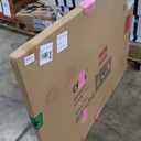 Gideal Large Bulletin Board 36 x 48 Inch, 100% Wood Framed Canvas Cork Board for Office with Grey Fabric, Wall Mounted Notice Board for Home School Office Decor