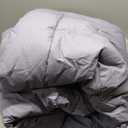 Full Size Duvet Insert 100% Cotton Shell Down Alternative Comforter Dark Gray Quilted Fluffy Duvet Insert Lightweight All Season with 4 Corner Tabs Breathable Soft