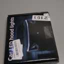 Exterior Car LED Hood Light Strip, Dual Color Dynamic Scan Start Up Hoodbeam Kit, Led Daytime Running Lights Ice Blue&Amber Switchback Sequential Turn Signal Lights for Cars, Trucks, SUV(59inch/ 1set)