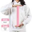 2 x BEISHIDA Dark Pink Gift Wrapping Paper Roll, 15in X 32ft Kraft Bulletin Board Paper Gift Wrap for Christmas Mother's Day Valentine's Day Graduation, Flower Wrap