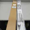 LazBlinds No Tools No Drill 1" Vinyl Mini Blinds, Cordless Blinds for Windows, Light Filtering Horizontal Window Blinds & Shades, 32" W x 64" H, White