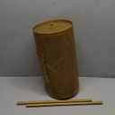 Raffle Drum 15" x 7" Holds 3,000 Tickets, Thickened Metal Raffle Ticket Spinner Box with Sealing Tape, Silent Design Raffle Ticket Cage with Wooden Turning Handle & Stable Tripod Stand for Games